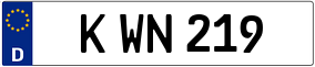 Truck License Plate